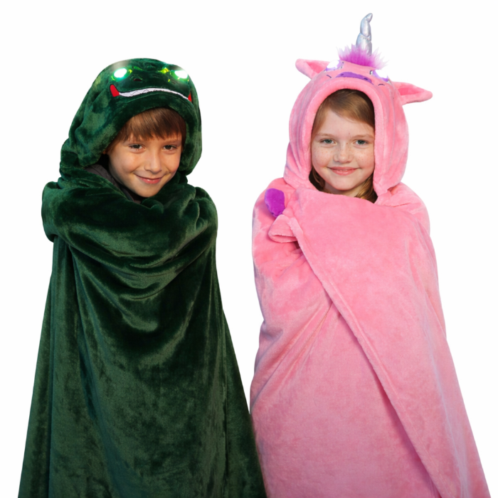 Kids LED Animal Blanket for Cozy Bedtime and Fun Playtime Adventures